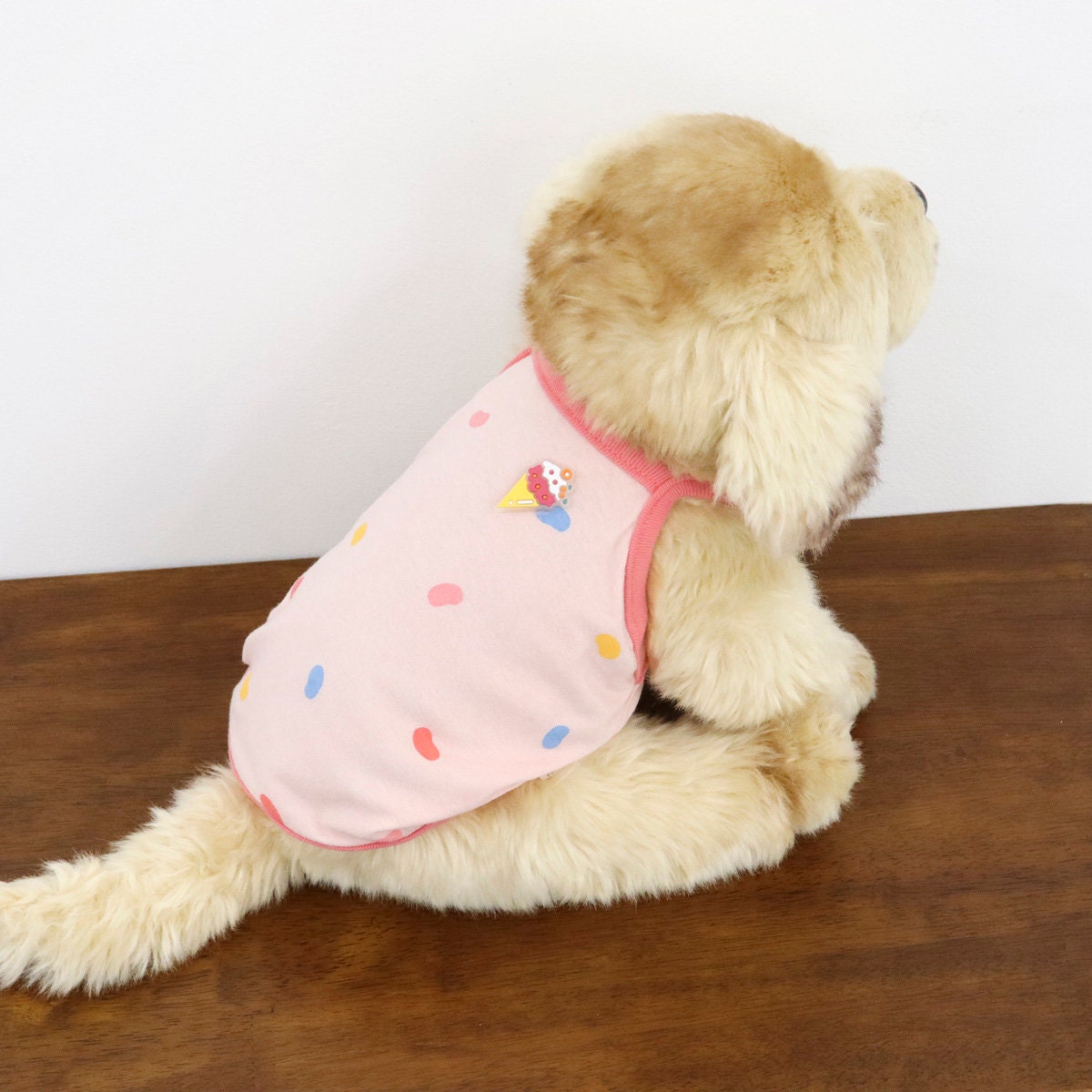 Ice Cream Top, S-XL, Dog Sleeveless, Dog-Tee, Dog T-shirt, Dog Top, Dog Clothing, Dog Fashion, Dog Apparel, Undershirt for Dogs