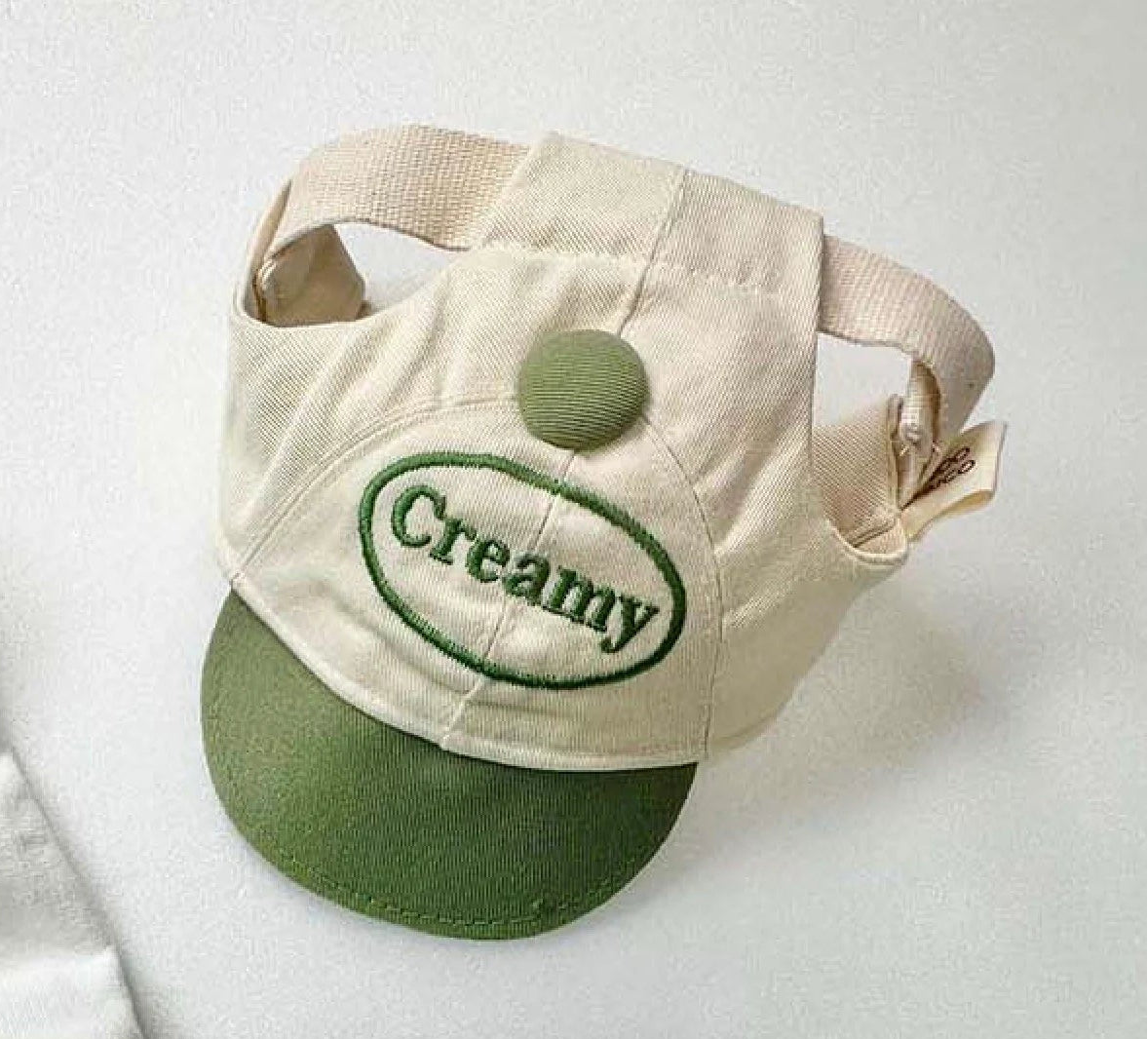 Creamy Dog Cap Hat