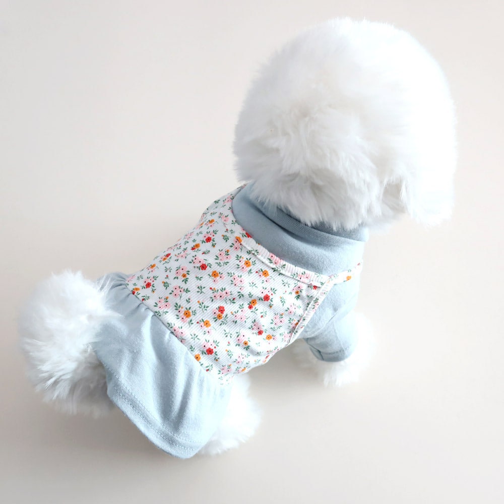 Floral Apron Dress, S-2XL, Pet Clothing, Dog-Jacket, Dog Outer, Dog Jacket, Dog Fashion, Dog Apparel, Pet Clothing