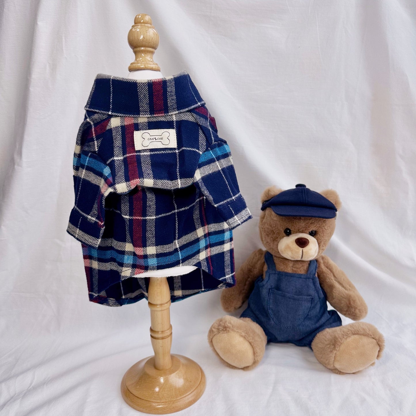 Wool Classic Tartan Shirts, S-2XL, Dog-dress, Dog Top, Dog Clothing, Dog Fashion, Dog Apparel