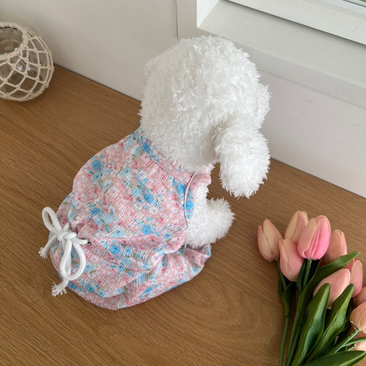 Blooming Floral Overall, S-2XL, Pajama Pet, Dog Jumpsuit, Pet Clothing, Dog Coat, Dog Winter Top, Dog Fashion, Dog Apparel, Pet Clothing