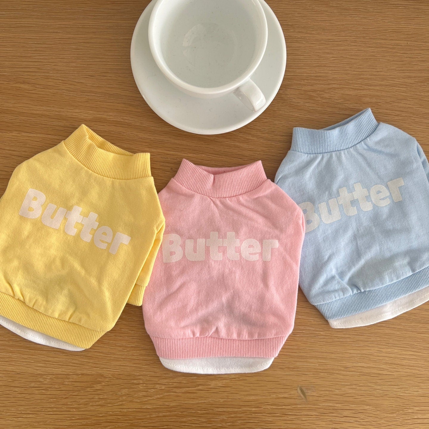 Butter Sweatshirt, S-XL, Pet Clothing, Pet Clothing, Dog-Tee, Dog T-shirts, Dog Top, Dog Clothing, Dog Fashion, Dog Apparel