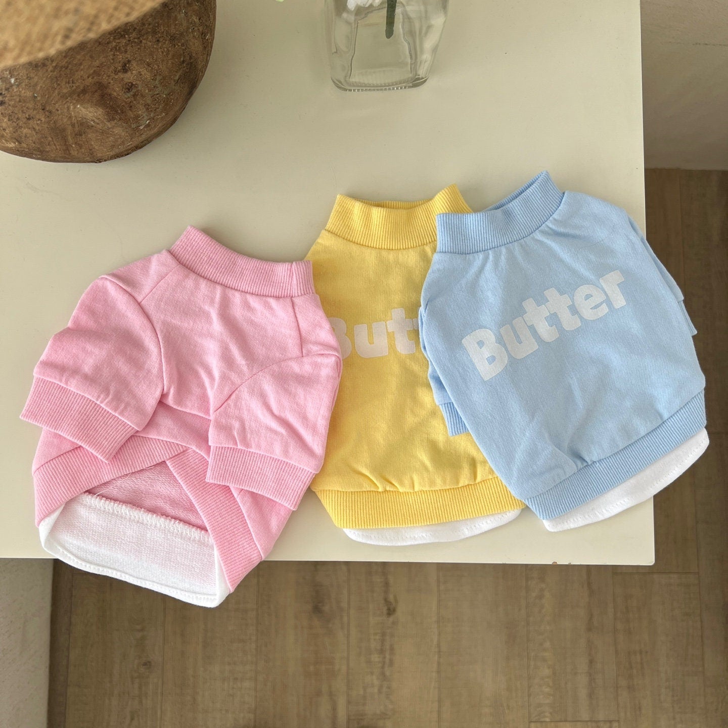 Butter Sweatshirt, S-XL, Pet Clothing, Pet Clothing, Dog-Tee, Dog T-shirts, Dog Top, Dog Clothing, Dog Fashion, Dog Apparel