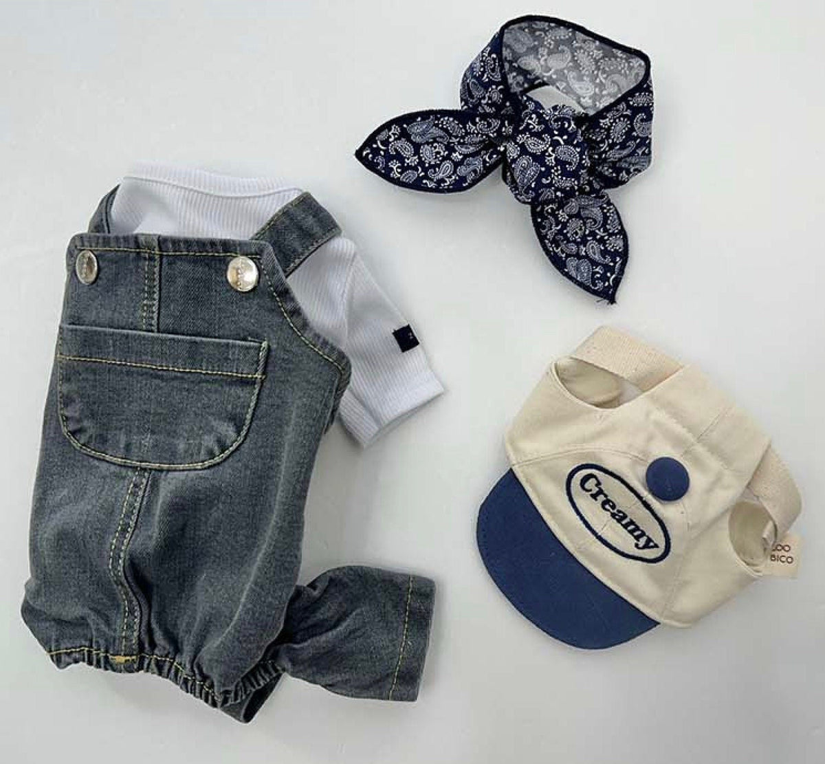 Denim Outfit, S-2XL, Dog Jumpsuit, Dog Out Door, Pet Clothing, Dog Coat, Dog Winter Top, Dog Fashion, Dog Apparel, Pet Clothing - NKpup - Overall