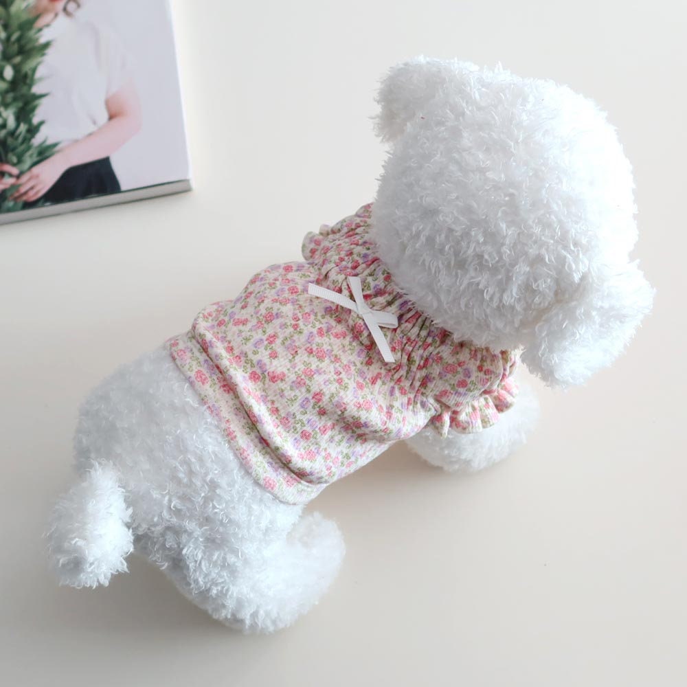Floral Dress, S-2XL, Small Dog Clothes, Dog Outfit, Dog Fashion, Dog Apparel