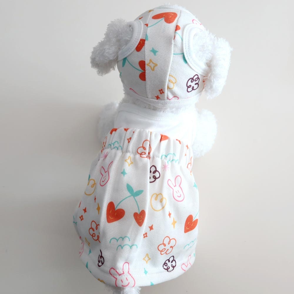 Lovely Dress, S-2XL, Small Dog Dress, Dog Top, Dog Clothing, Dog Outfit, Dog Apparel