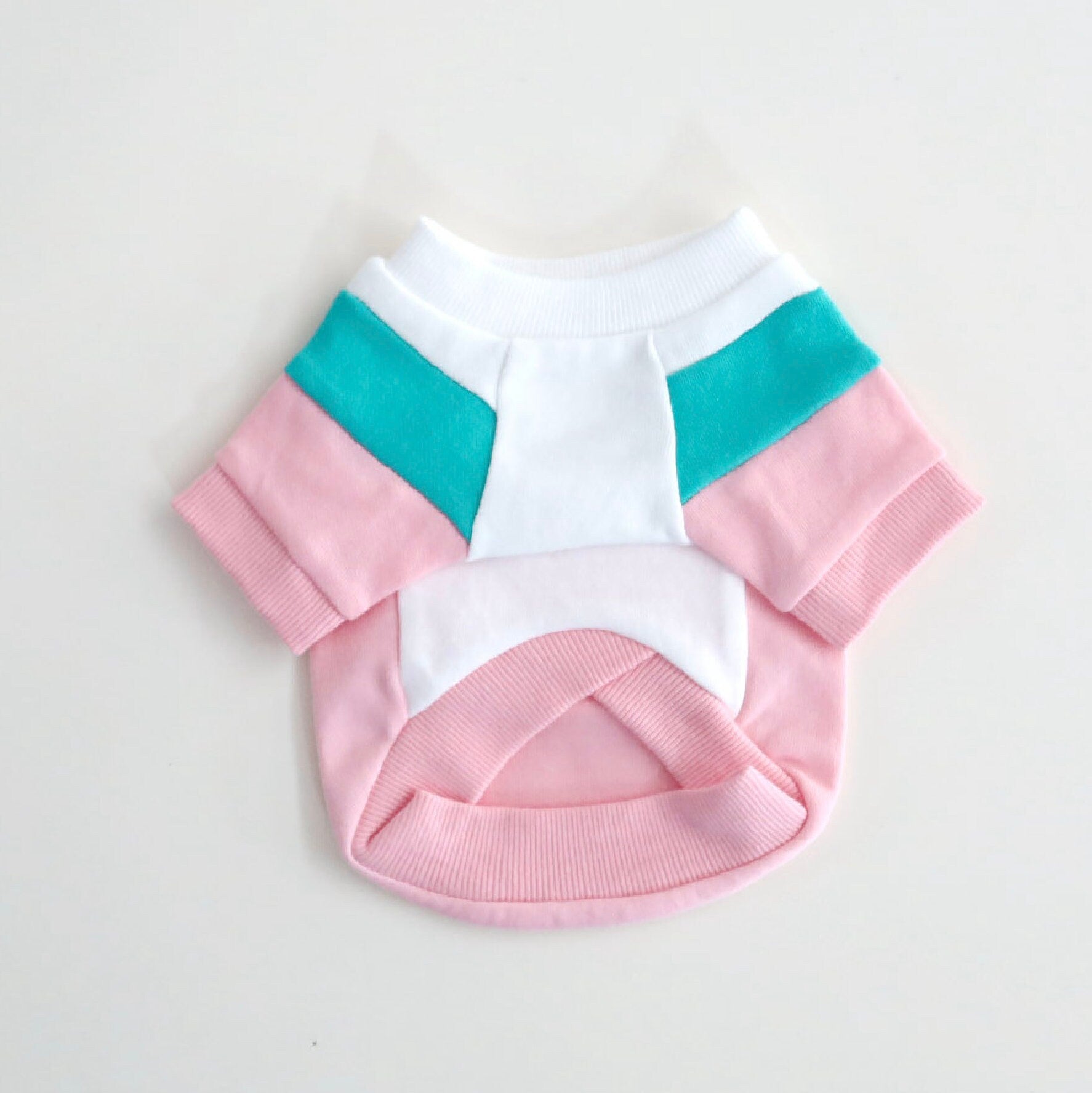 Cute Color Blocks T-shirts, S-2XL, Small Dog Clothes, Dog-Tee, Dog T-shirt, Dog Top, Dog Outfit, Dog Fashion, Dog Apparel