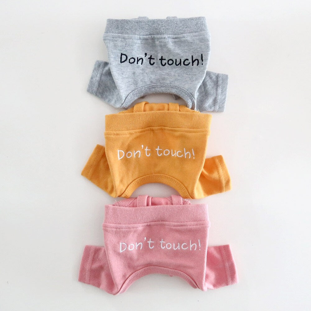 Don't Touch Jogger Pants, S-2XL, Pet Pants, Dog Jumpsuit, Pet Clothing, Dog Coat, Dog Winter Top, Dog Fashion, Dog Apparel, Pet Clothing