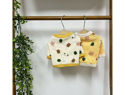 Zoo Crop Top, S-2XL, Small Dog Clothes, Shirts for Dog Pet, Dog Top, Pet Top, NKPUP - NKpup