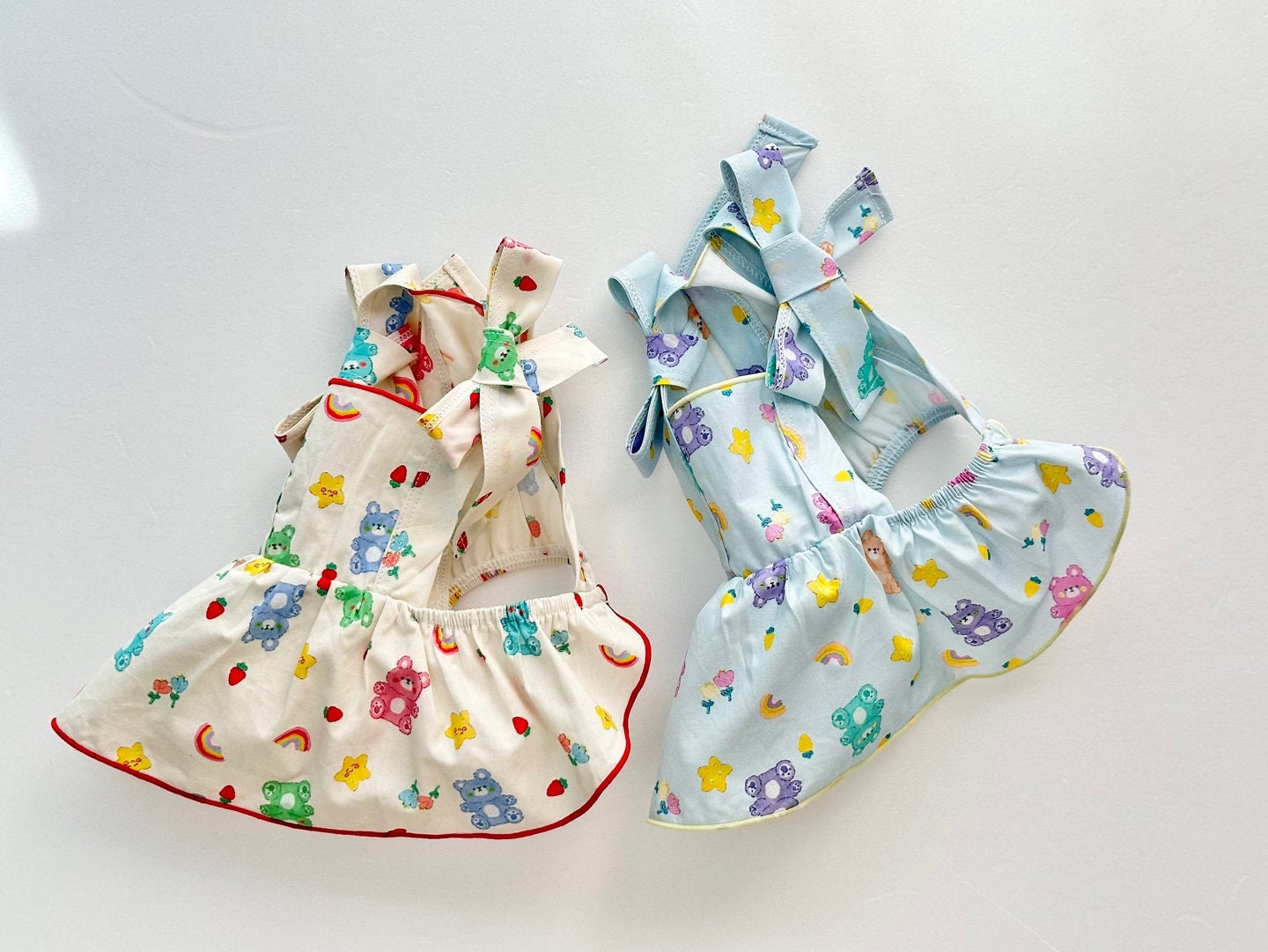 Cotton Ribbon Dress, XS-2XL, Dog Skirt, Cotton Dog Dress, Small Dog Clothes, Dog Apparel, NKpup