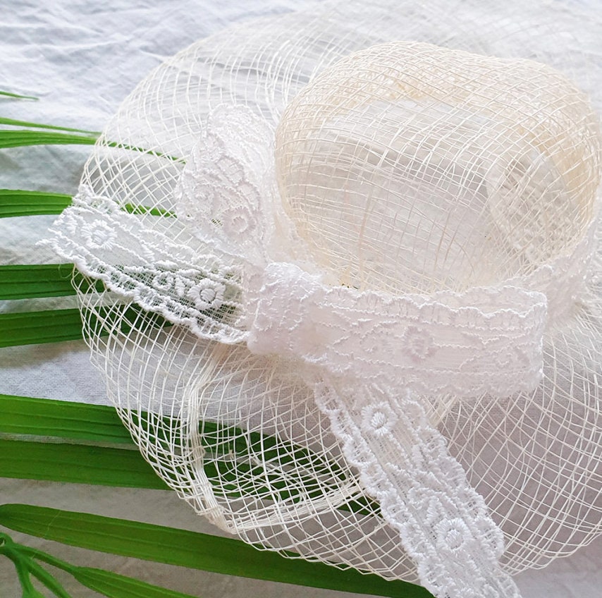 Lace Ribbon Hat, S-L, Pet Outdoor Accessories, Dog Luxury Hat, Pet Accessory, Dog Wedding, NKPUP - NKpup