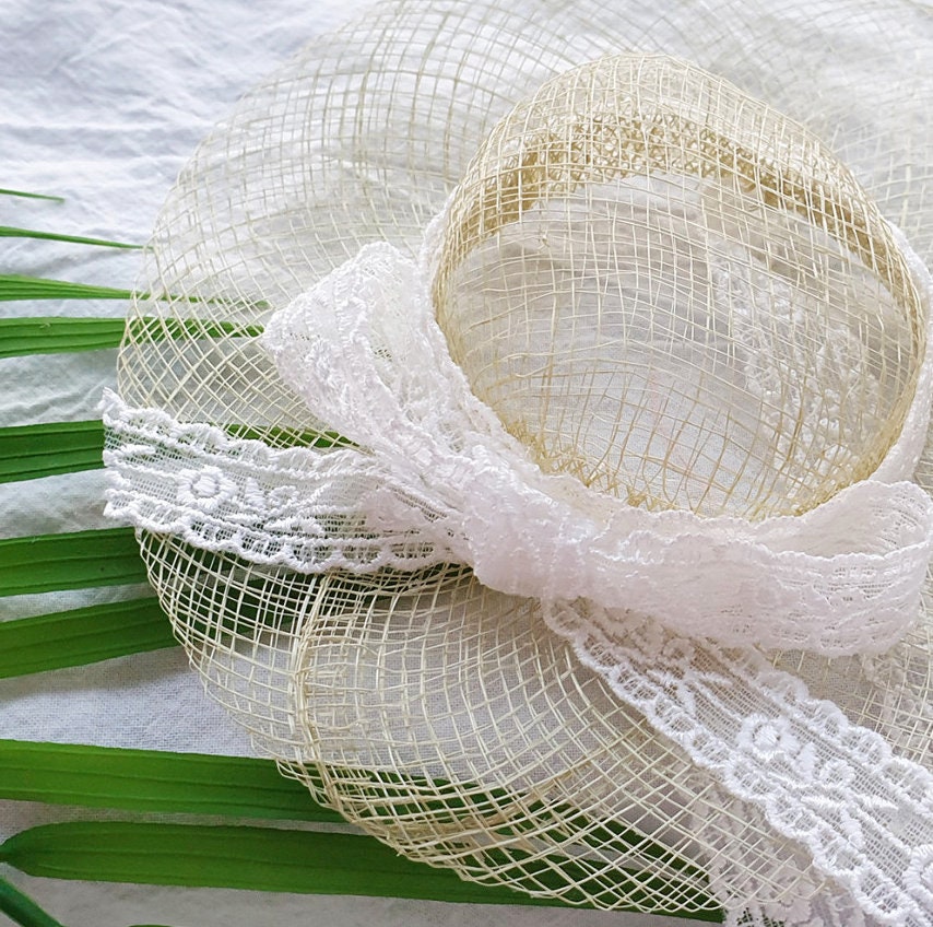 Lace Ribbon Hat, S-L, Pet Outdoor Accessories, Dog Luxury Hat, Pet Accessory, Dog Wedding, NKPUP - NKpup