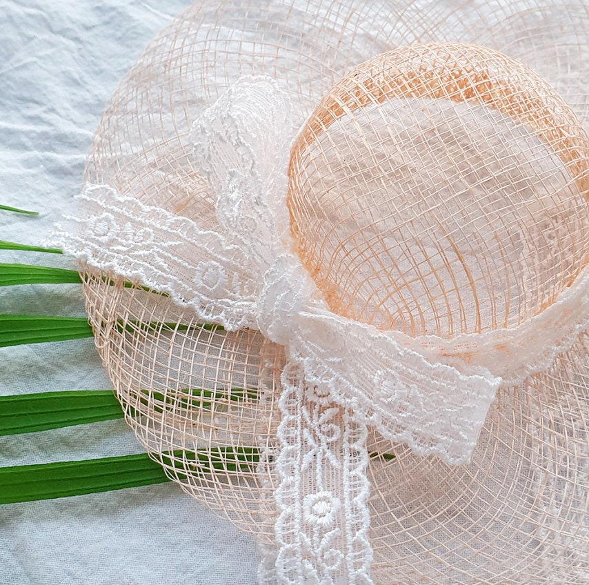 Lace Ribbon Hat, S-L, Pet Outdoor Accessories, Dog Luxury Hat, Pet Accessory, Dog Wedding, NKPUP - NKpup