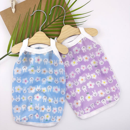 Rabbit Mesh Top, S-XL, Dog Shirts, Small Dog Top, Small Dog Clothes, Dog Fashion, Dog Apparel, NKpup - NKpup