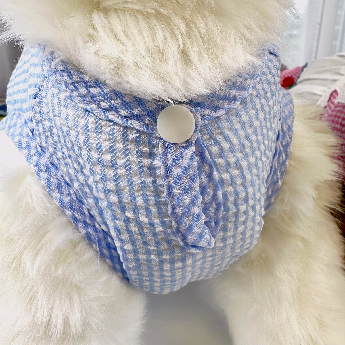 Gingham Cherry Dress, S-2XL, Small Dog Dress, Small Dog Top, Dog Clothes, NKPUP - NKpup