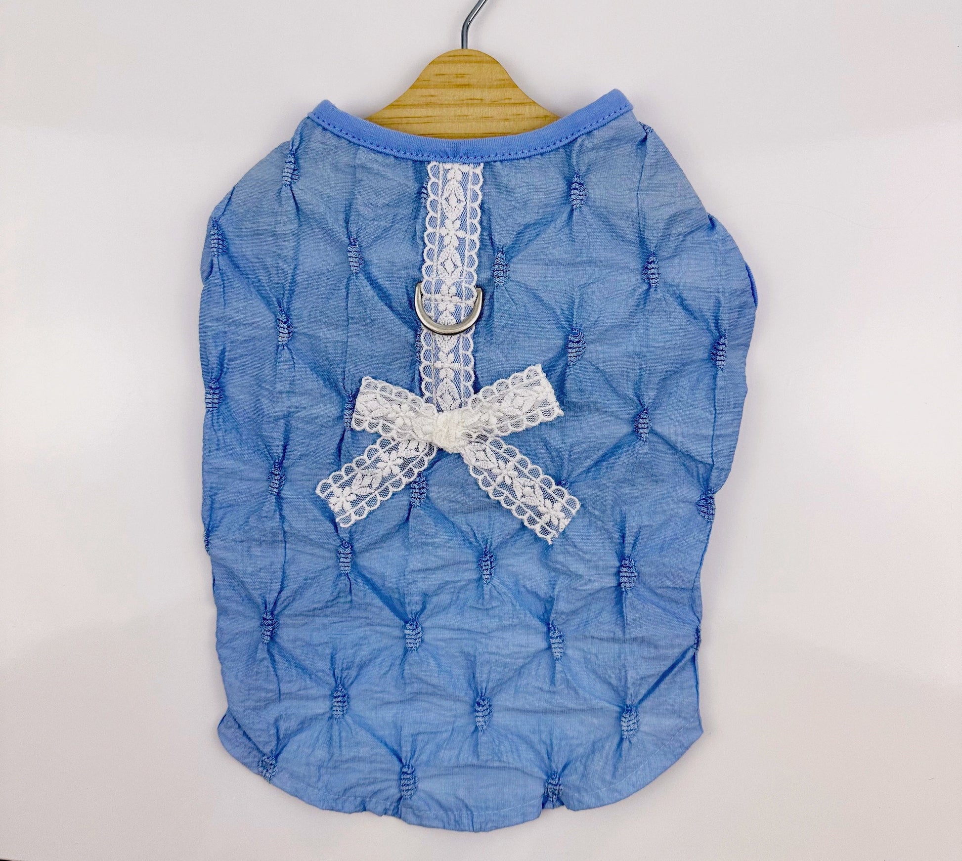 Quilted Bow Tie Harness Top, S-XL, Dog-Tee, Dog T-shirt, Dog Top, Dog Clothing, Dog Fashion, Dog Apparel, Harness Cloth - NKpup
