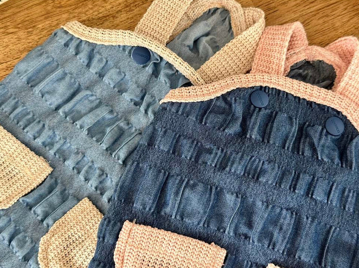 Denim Pocket Overall, XS-2XL, Dog-dress, Dog Skirt, Dog Top, Dog Clothing, Dog Fashion, Dog Apparel - NKpup