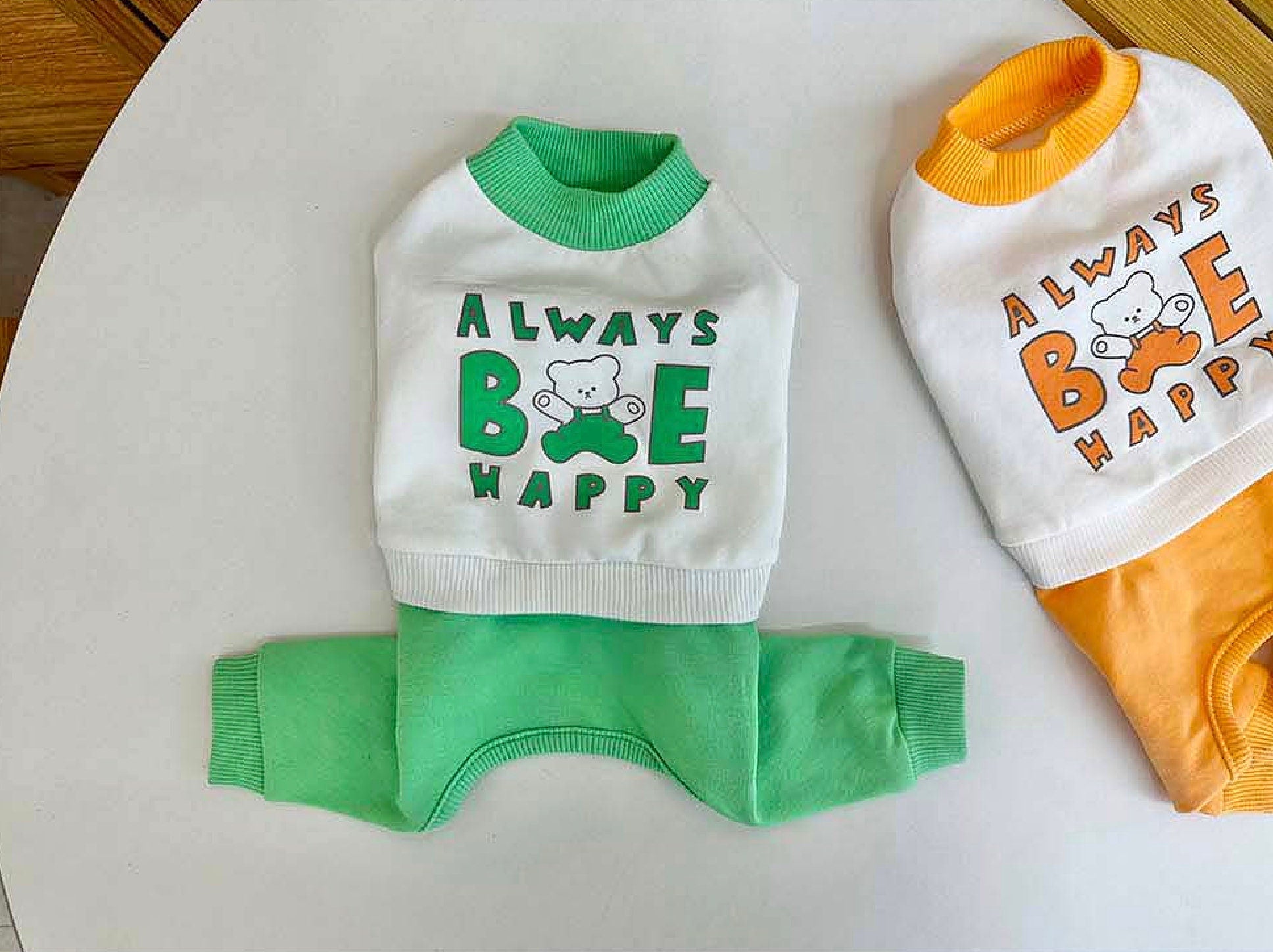 Always Be Happy Overall, S-2XL, Pajama Pet, Dog Jumpsuit, Pet Clothing, Dog Coat, Dog Winter Top, Dog Fashion, Dog Apparel, Pet Clothing - NKpup