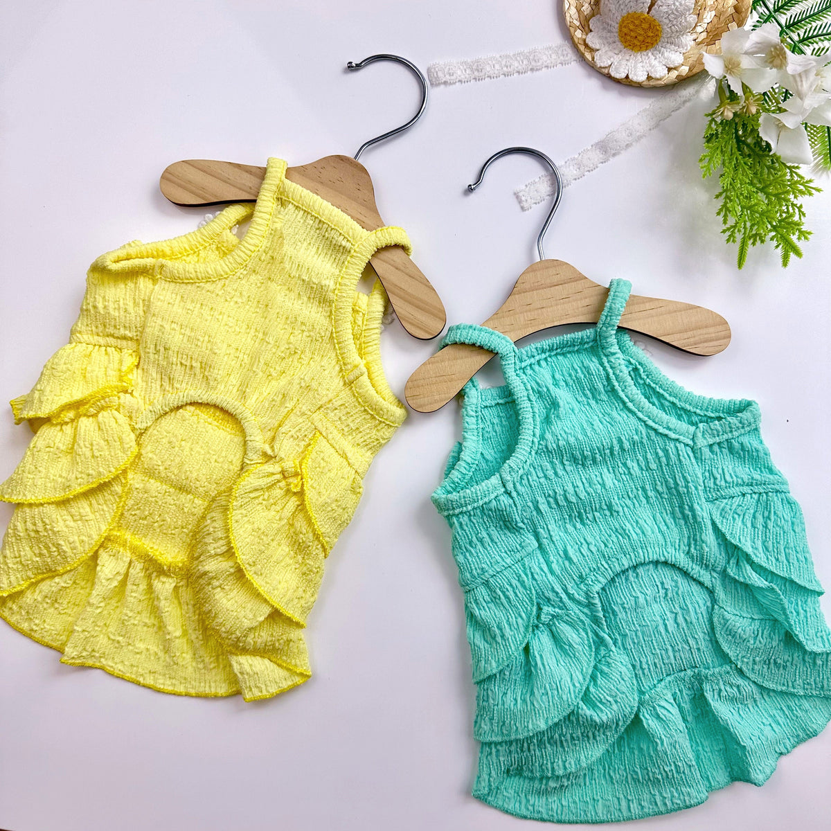 Ruffle Dress, S-XL, Dog Dress, Dog Wedding, Dog Summer Dress, Gift for Furry Friends, NKPUP - NKpup