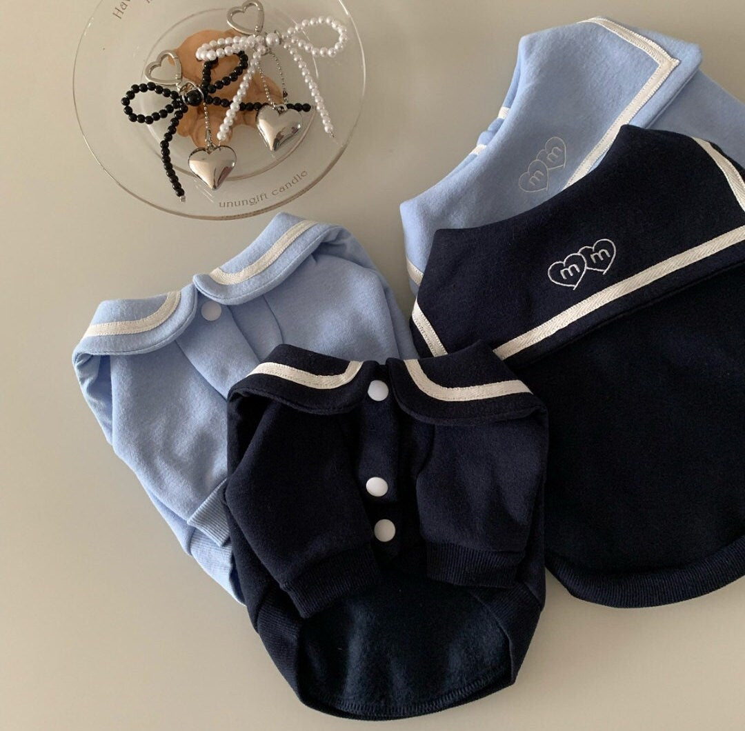 Sailor Sporty Jacket, S-XL, Small Dog Clothes, Dog Jacket, Dog Outer, Dog Outfit, NKPUP - NKpup