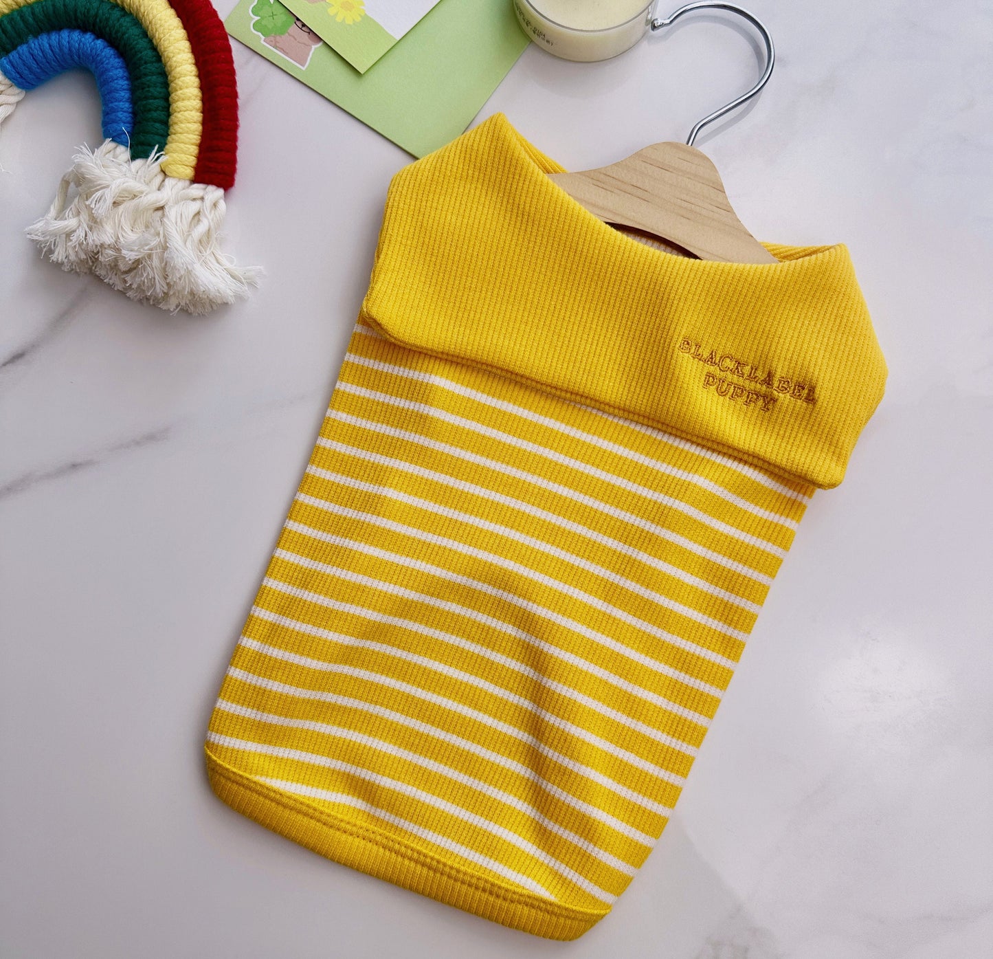 Sailor Collar Stripe Shirt, XS-2XL, Pet Clothing, Dog-Tee, Dog T-shirt, Dog Top, Small Dog Clothes - NKpup