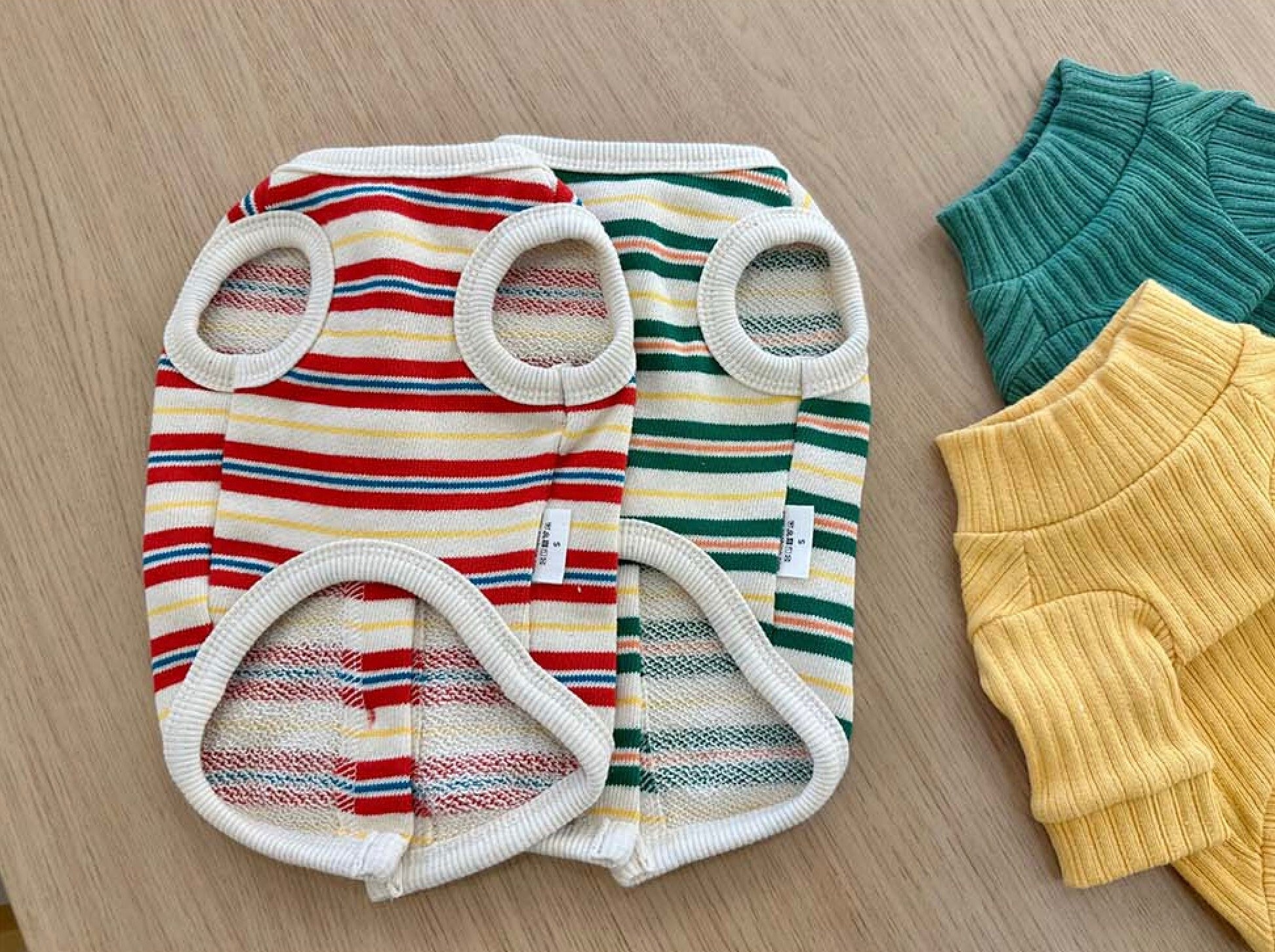 New Lollipop Stripe Vest, XS-2XL, Pet Clothing, Dog-Vest, Dog Jacket, Dog Fashion, Dog Apparel, Pet Clothing - NKpup