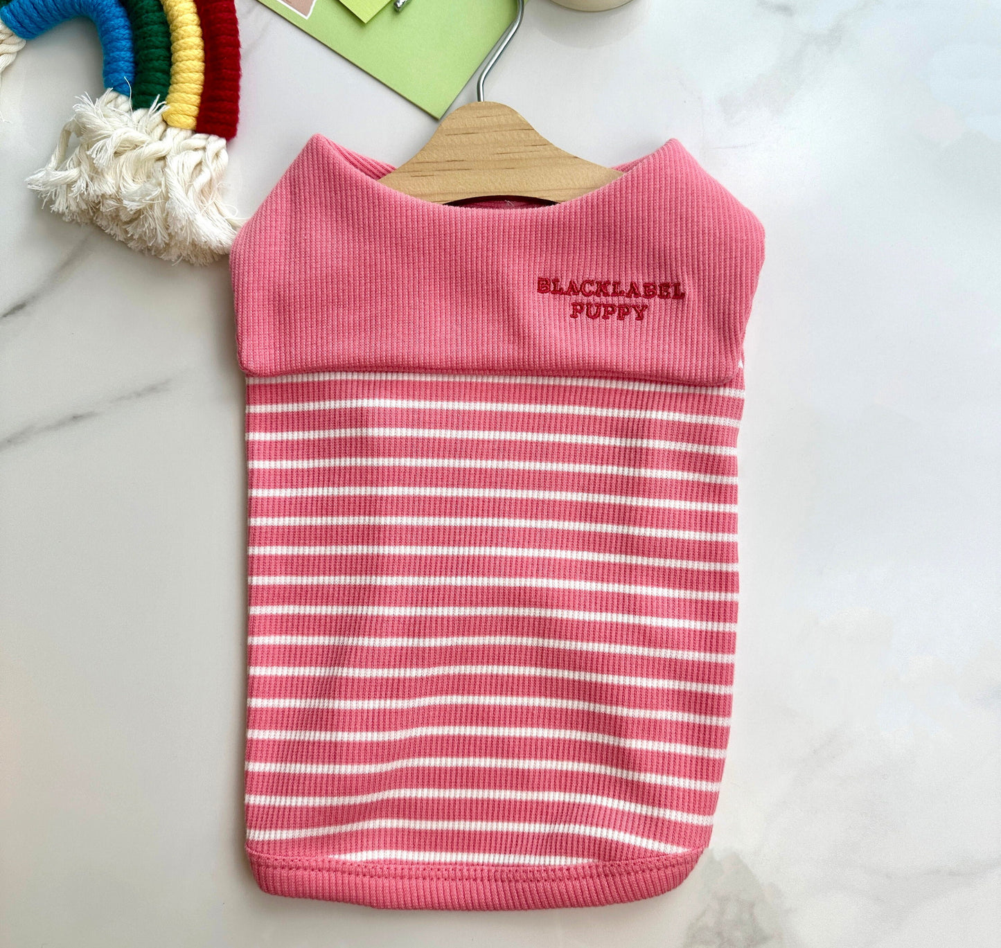 Sailor Collar Stripe Shirt, XS-2XL, Pet Clothing, Dog-Tee, Dog T-shirt, Dog Top, Small Dog Clothes - NKpup