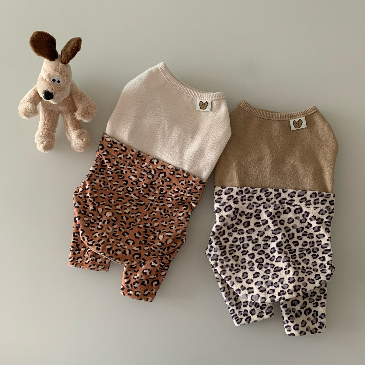 Leopard Overall, S-XL, Dog Romper, Dog Jumpsuit, Dog Pants, Small Dog Clothes, Dog Apparel, NKPUP - NKpup