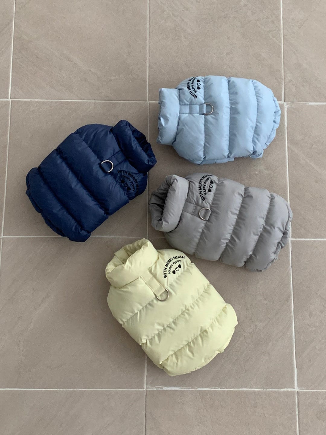 Thermal Puffer Vest & Muffler Set, S-2XL, Pet Clothing, Dog-Vest, Dog Jacket, Dog Fashion, Dog Apparel, Pet Clothing - NKpup