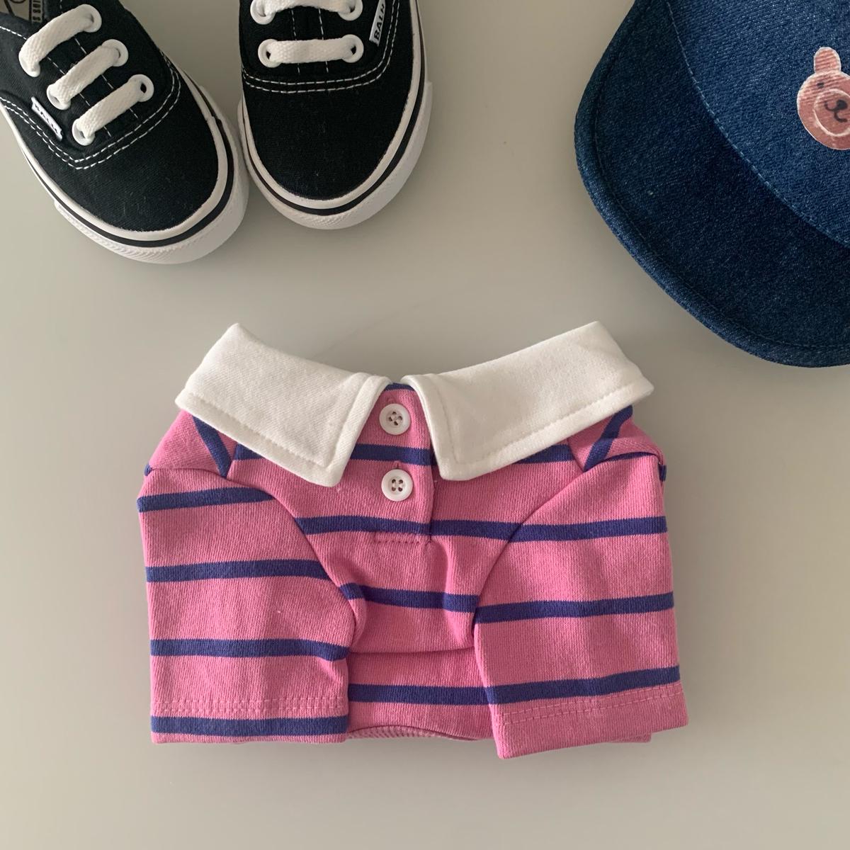 Striped Polo Pet Shirt, S-XL, Small Dog shirt, Dog Clothes, Small Dog, Dog Fashion, Dog Apparel, Gift for Dogs - NKpup