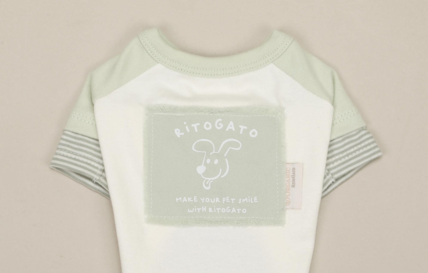 GOTS Organic Cotton Pastel Tee, S-2XL, Certified Organic Cotton, Dog Cotton T-shirt, Dog Top, Eco-Friendly T-shirt for Dogs - NKpup