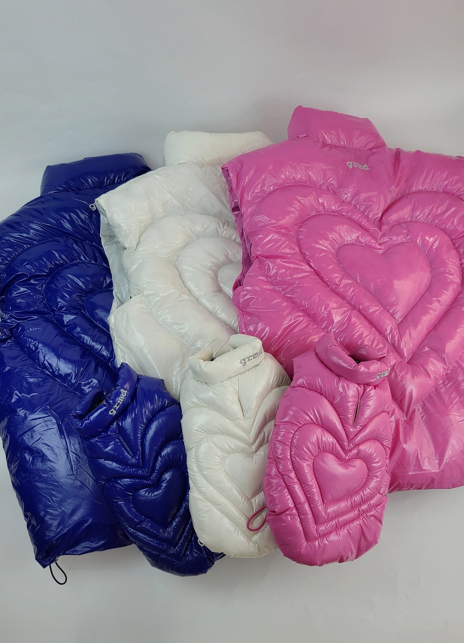 Heart Puffer Jacket, S-2XL, Dog Winter Jacket, Small Dog Cloths, Dog Jacket, Dog Outdoor, Dog Apparel, Pet Clothing - NKpup