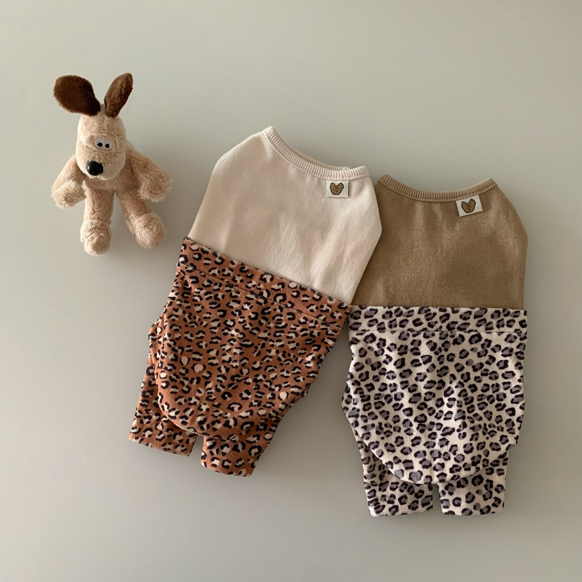 Leopard Overall, S-XL, Dog Romper, Dog Jumpsuit, Dog Pants, Small Dog Clothes, Dog Apparel, NKPUP - NKpup