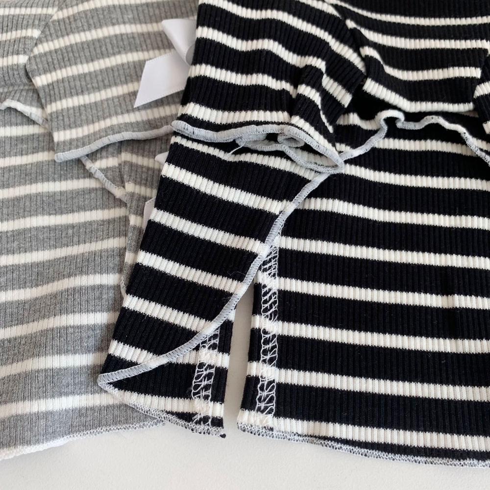 Striped Bow Shirt, S-XL, Dog-Tee, Dog T-shirt, Dog Top, Dog Clothing, Dog Fashion, Dog Apparel, Undershirt for Dogs - NKpup