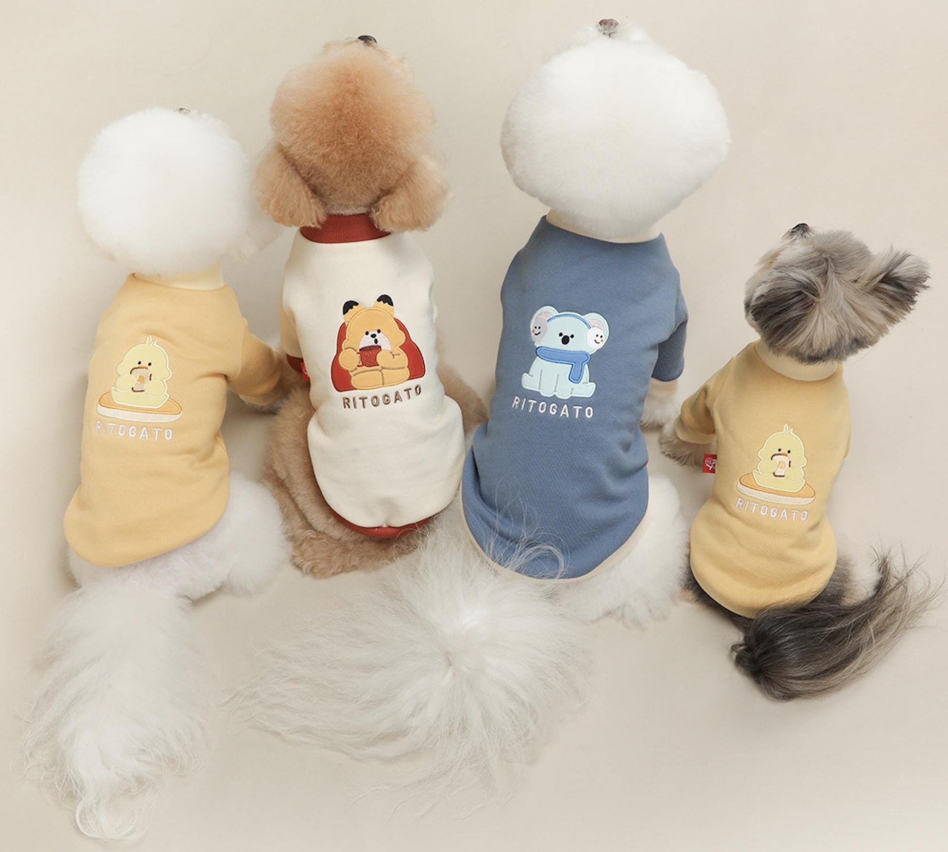 Animal Cotton Tee, S-2XL, Dog Cotton T-shirt, Dog Top, Comfort Top, Small Dog Clothes - NKpup