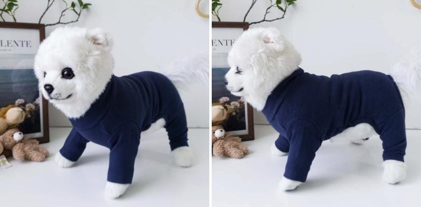 Solid Classic Overall, XS-XL, Dog Romper, Dog Jumpsuit, Dog Pants, Small Dog Clothes, Dog Apparel, NKPUP - NKpup