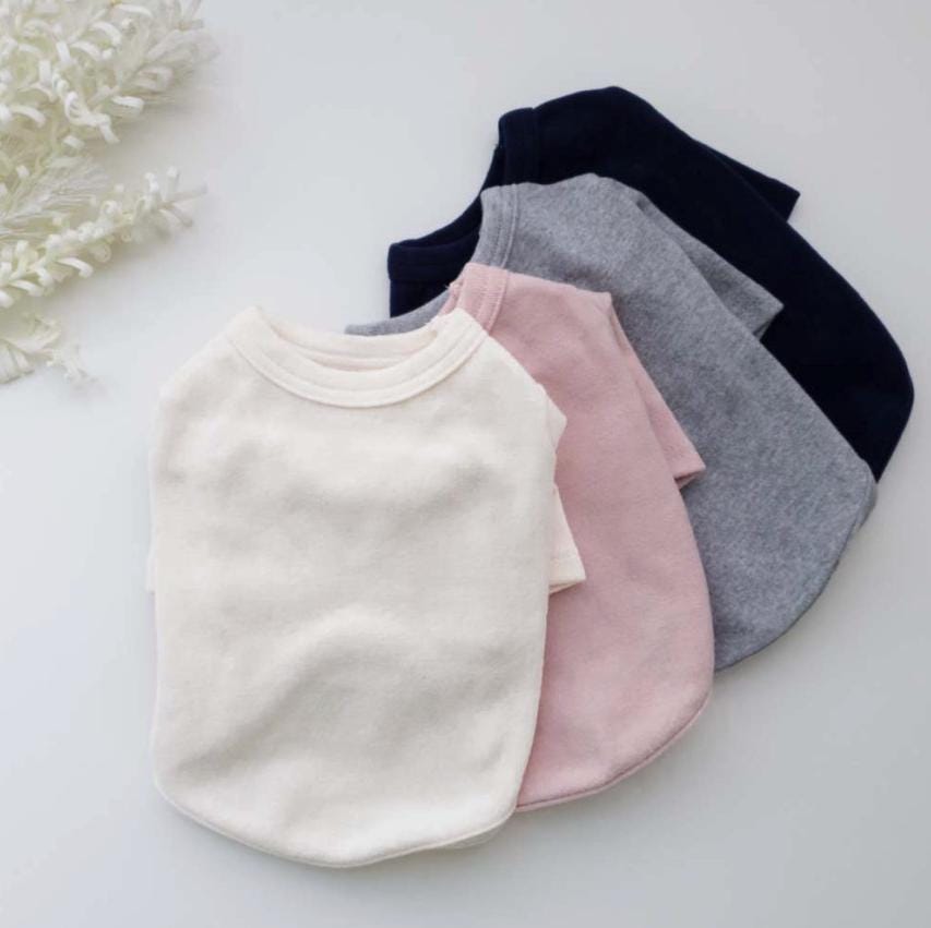 Basic Round Shirt, XS-2XL, Pet Clothing, Dog-Tee, Dog check-shirt, Dog Top, Dog Clothing, Dog Fashion, Dog Apparel, Dog Long sleeves - NKpup