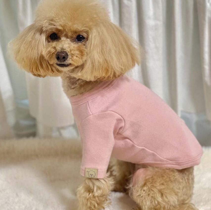 Basic Round Shirt, XS-2XL, Pet Clothing, Dog-Tee, Dog check-shirt, Dog Top, Dog Clothing, Dog Fashion, Dog Apparel, Dog Long sleeves - NKpup