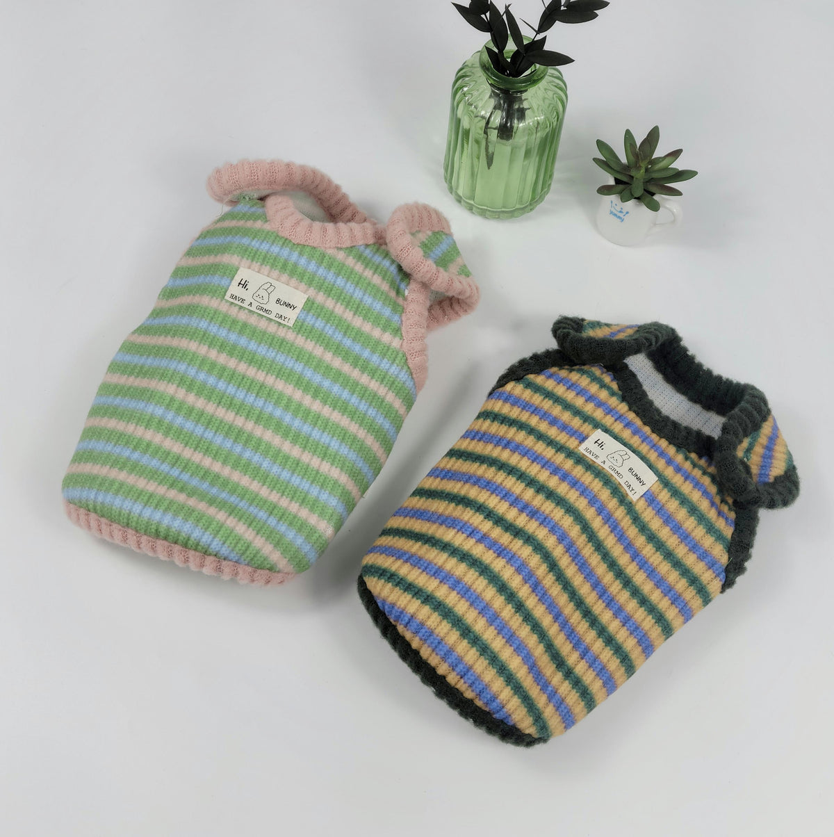 Cozy Striped Vest, S-2XL, Pet Clothing, Dog-Tee, Dog T-shirts, Dog Top, Dog Clothing, Dog Fashion, Dog Apparel - NKpup