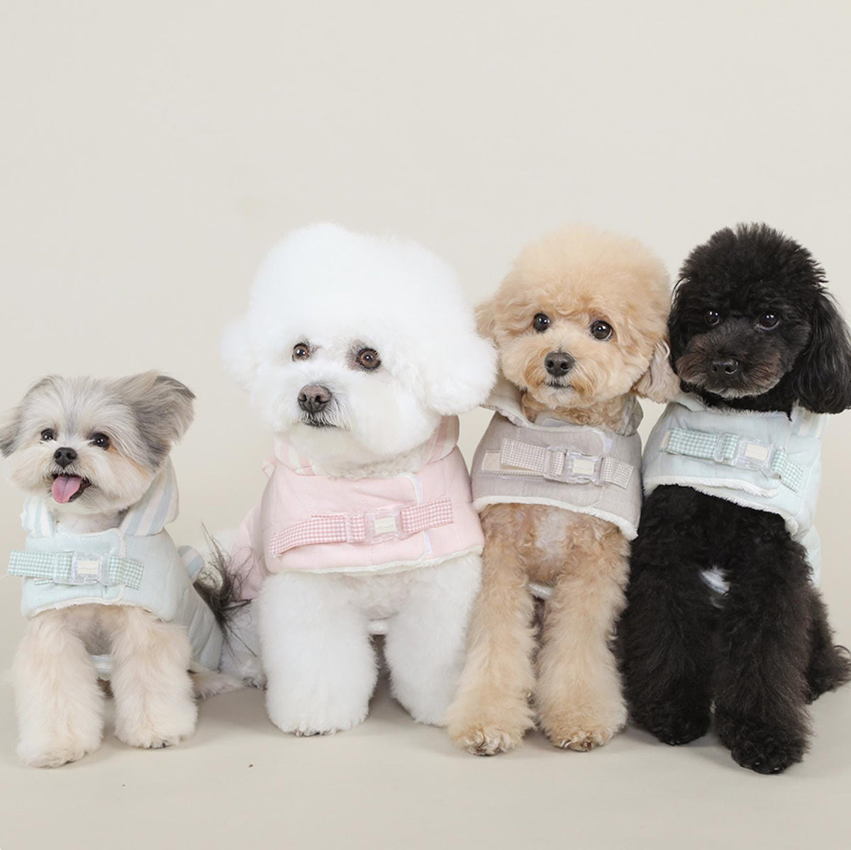 Quilted Furry Hoodie Vest w/D-ring, S-2XL, Small Dog-Vest, Dog Jacket, Dog Fashion, Dog Apparel, Pet Clothes, Dog Outfit - NKpup