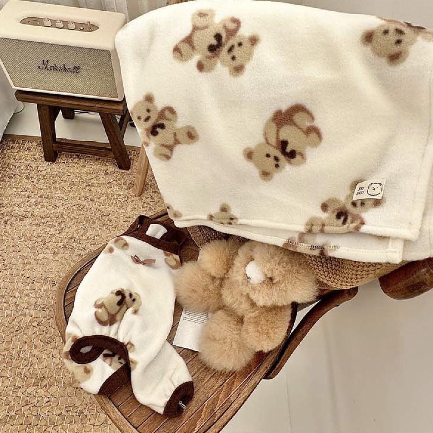 Teddy Fleece Jumpsuit, XS-2XL, Dog Romper, Dog Jumpsuit, Dog Pants, Small Dog Clothes, Dog Apparel, NKPUP - NKpup