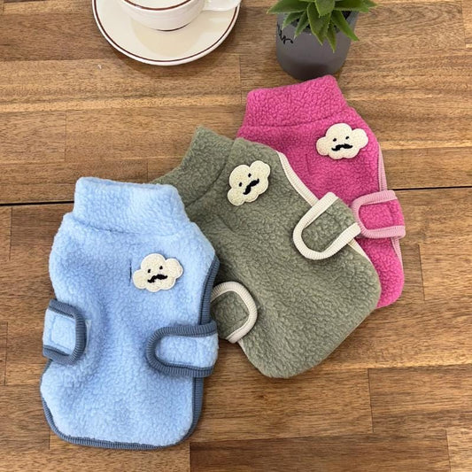 Cozy Cloud Fleece Vest, S-XL, Dog Clothes, Dog Vest, Small Dog Clothes, Dog Fashion, Dog Apparel - NKpup