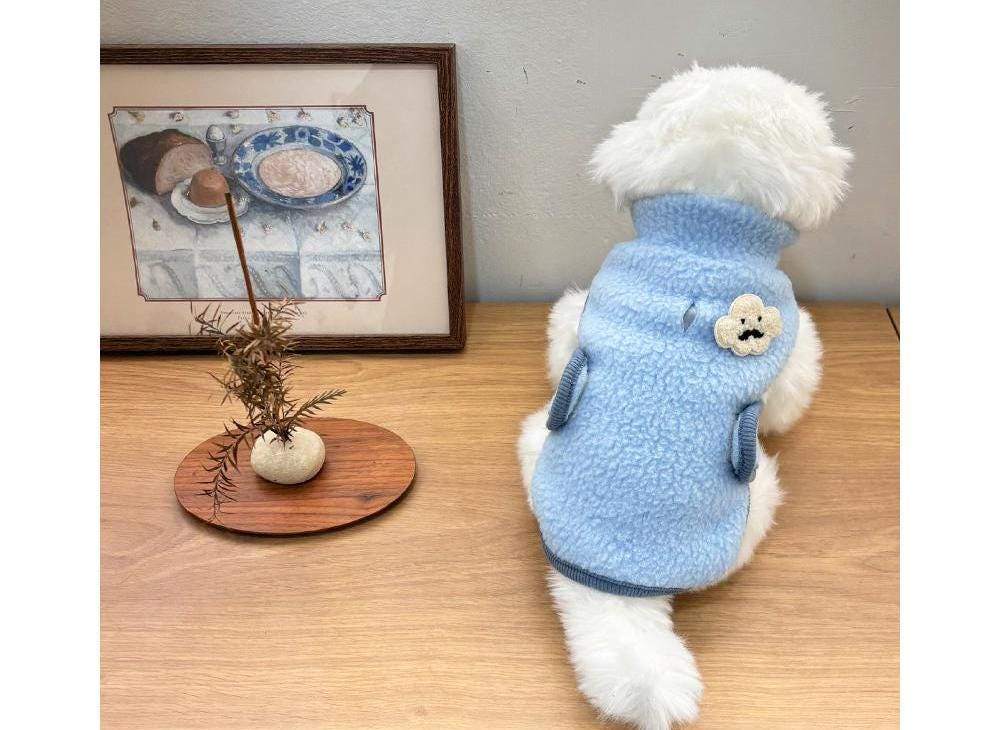 Cozy Cloud Fleece Vest, S-XL, Dog Clothes, Dog Vest, Small Dog Clothes, Dog Fashion, Dog Apparel - NKpup