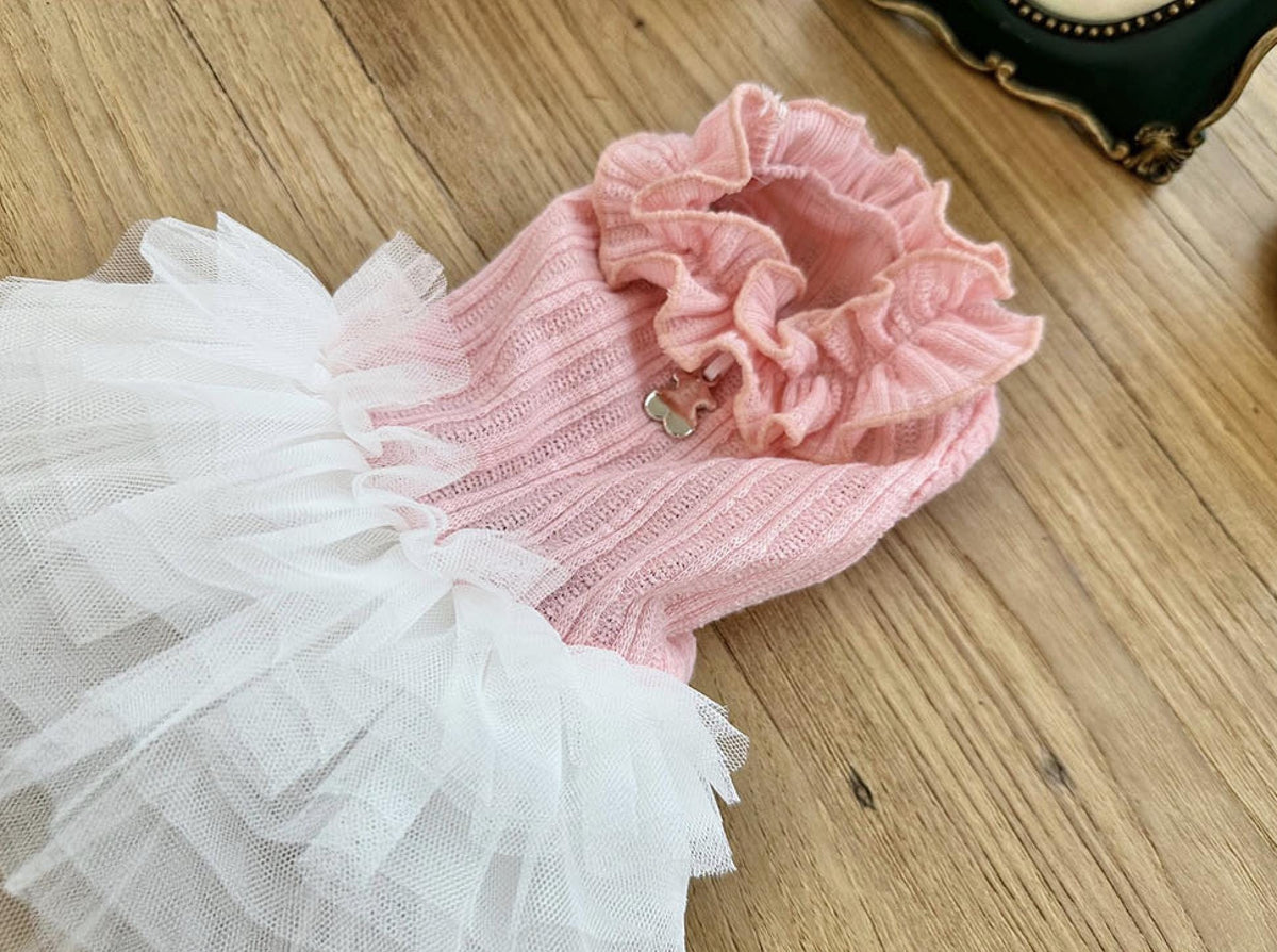 Ruffle Tulle Dress, XS-XL, Small Dog Clothes, Dog Dress, Dog Wedding, Dog Apparel, Pet Clothing, NKPUP - NKpup