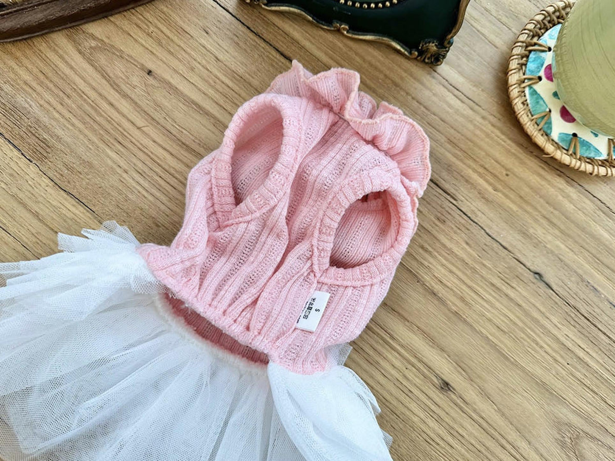 Ruffle Tulle Dress, XS-XL, Small Dog Clothes, Dog Dress, Dog Wedding, Dog Apparel, Pet Clothing, NKPUP - NKpup