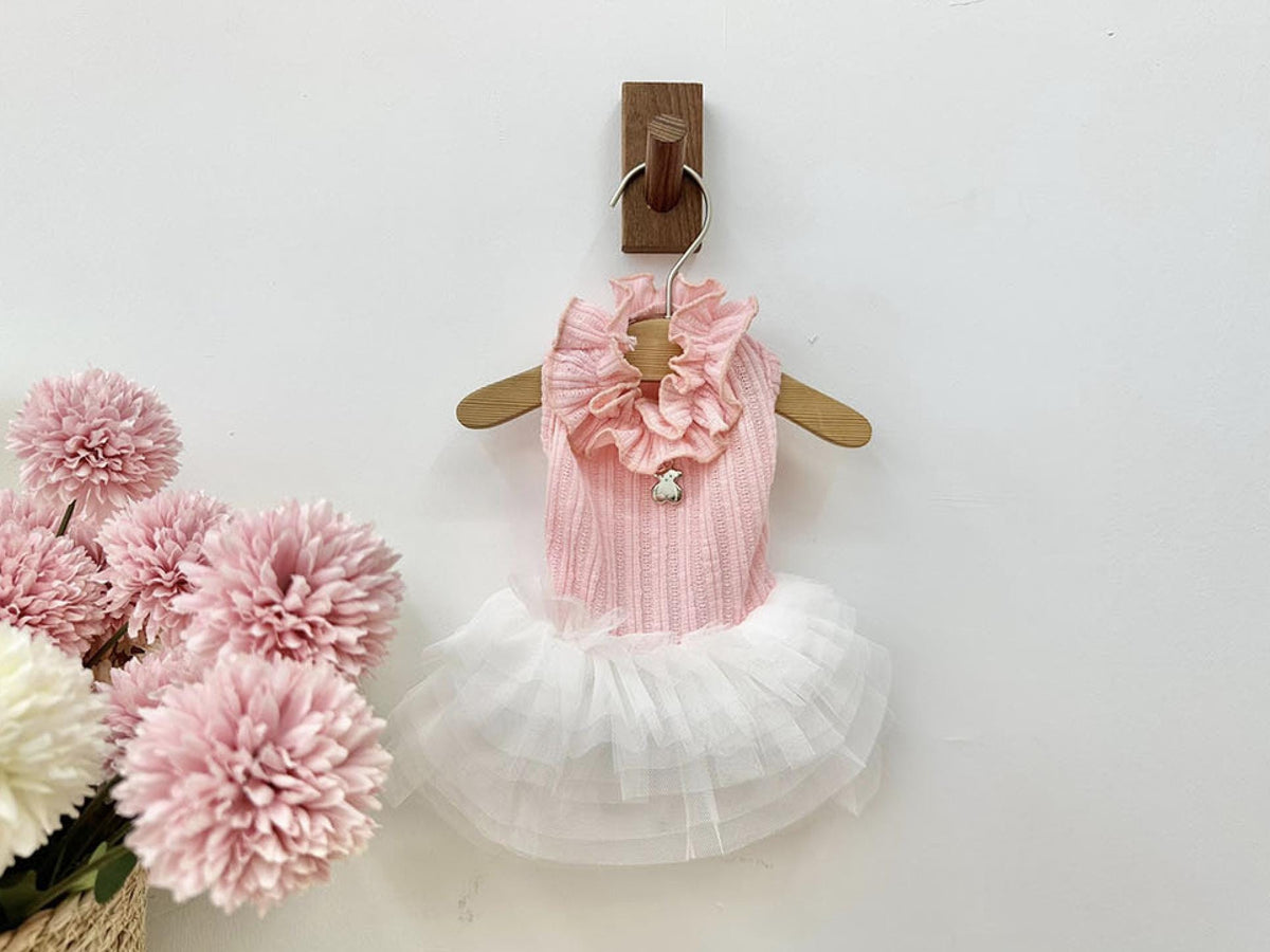 Ruffle Tulle Dress, XS-XL, Small Dog Clothes, Dog Dress, Dog Wedding, Dog Apparel, Pet Clothing, NKPUP - NKpup