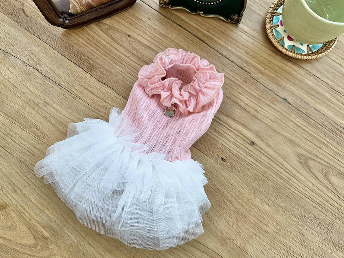 Ruffle Tulle Dress, XS-XL, Small Dog Clothes, Dog Dress, Dog Wedding, Dog Apparel, Pet Clothing, NKPUP - NKpup