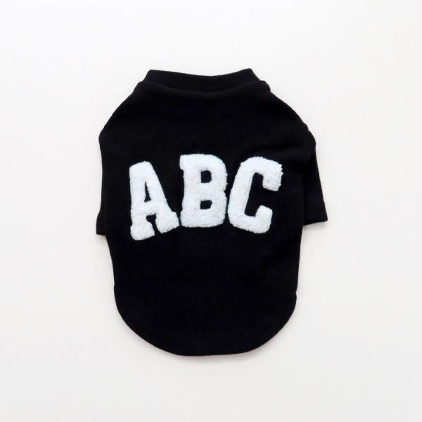 ABC Sweatshirt, S-2XL, Small Dog Clothes, Cotton Shirt, Dog-Tee, Dog T-shirt, Dog Top, NKPUP - NKpup