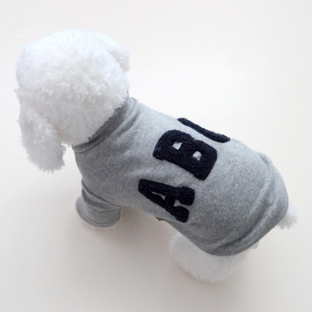 ABC Sweatshirt, S-2XL, Small Dog Clothes, Cotton Shirt, Dog-Tee, Dog T-shirt, Dog Top, NKPUP - NKpup