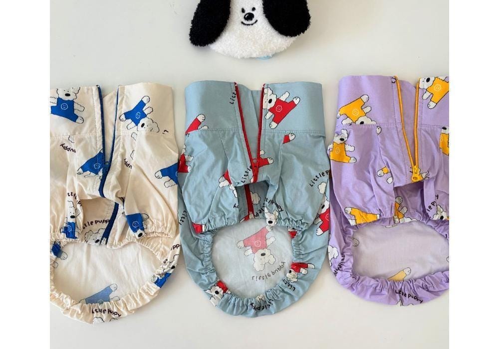 Teddy Zip-Up Jacket, S-2XL, Dog Jacket, Small Dog Outer, Small Dog Clothes, Gift for Dogs, NKPUP - NKpup